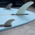 Centre fin with side bites.